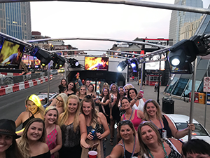 Bachelorette Party on Upstage Party Bus Nashville