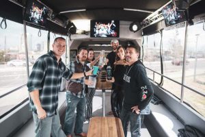 upstage-bus-interior Rain or shine, we keep you warm and dry!