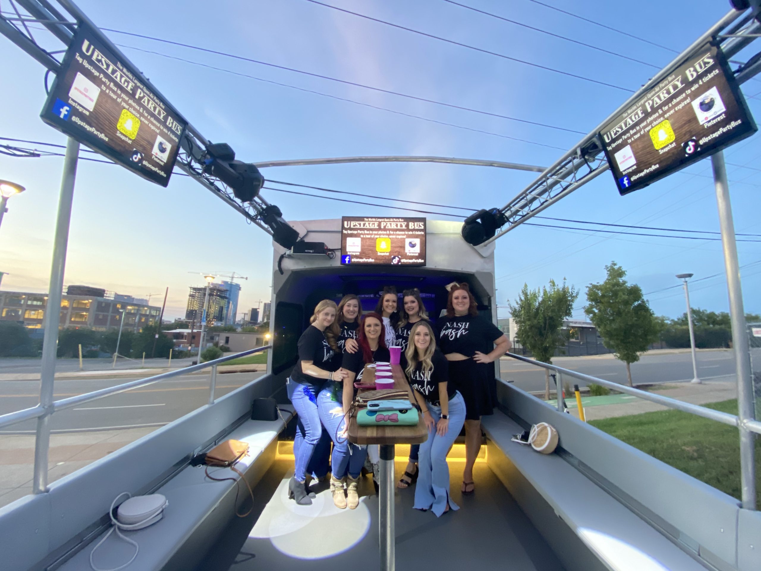 The Best & Largest Open Air Tour Bus in Nashville.