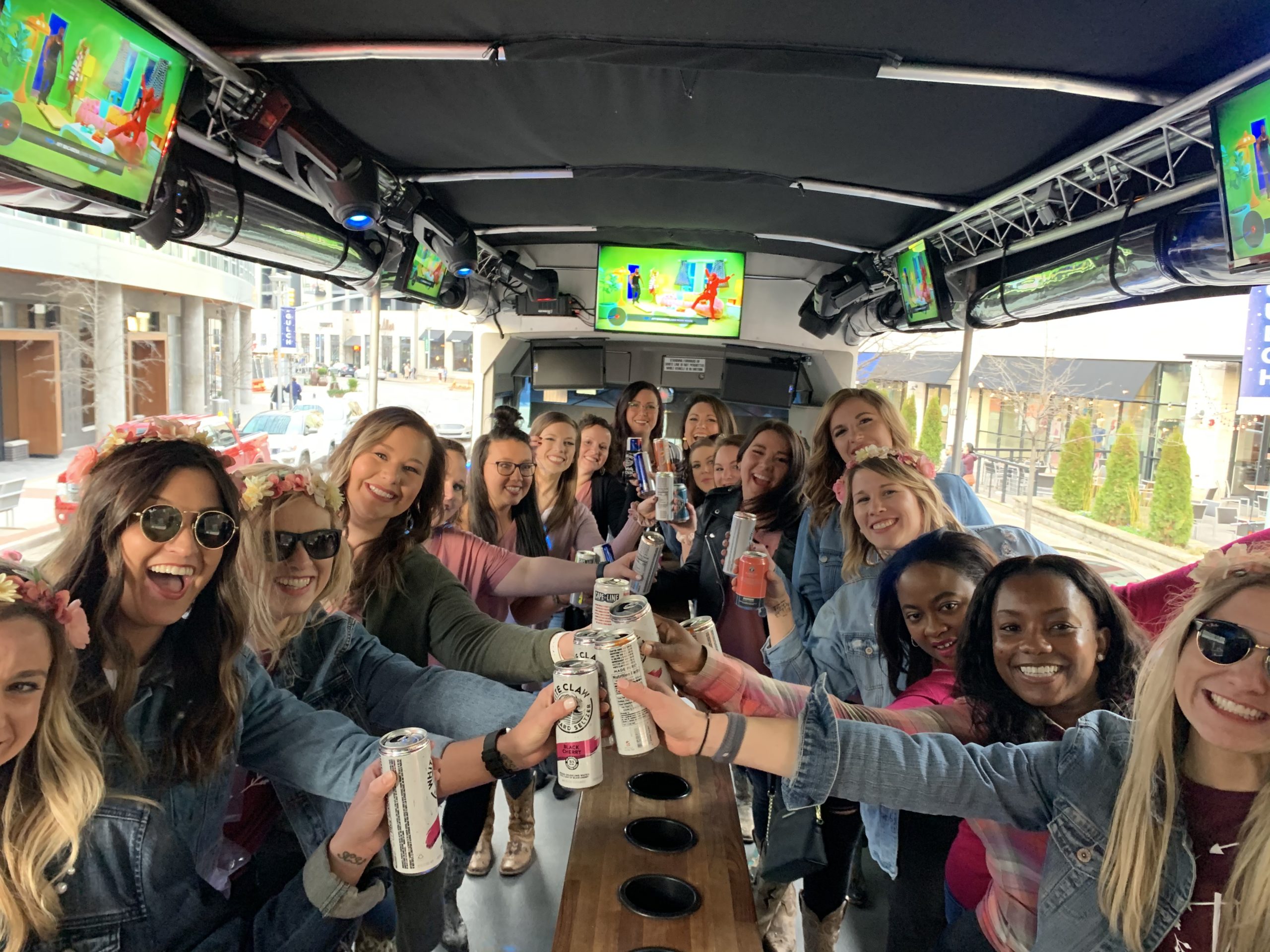 travel buddies party bus