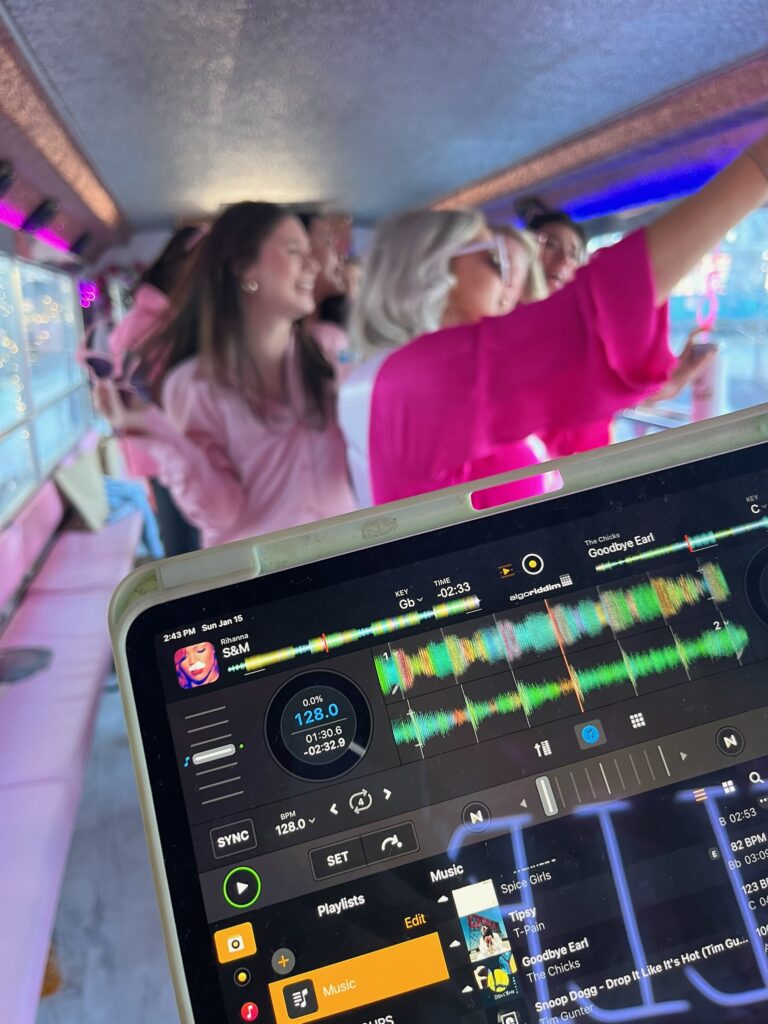 MISS AVERY GRACE uses professionally integrated software to ensure the highest quality of music on every ride. MISS AVERY GRACE uses professionally integrated software to ensure the highest quality of music on every ride.